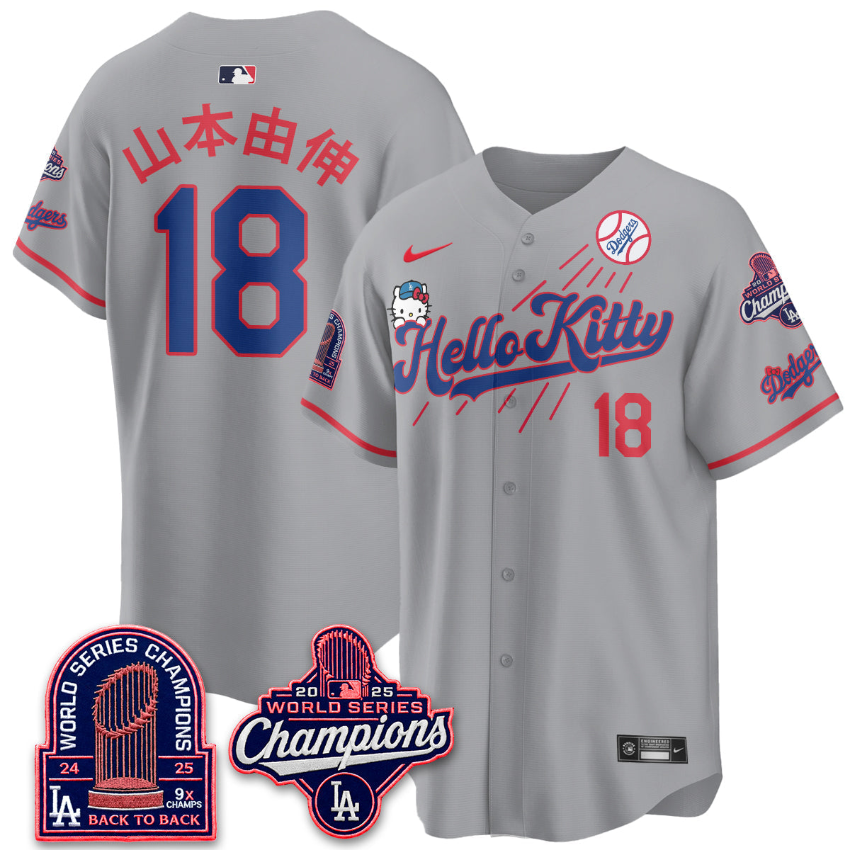 LAD x Hello Kitty Night 2026 Vapor Jersey - All Stitched - V3