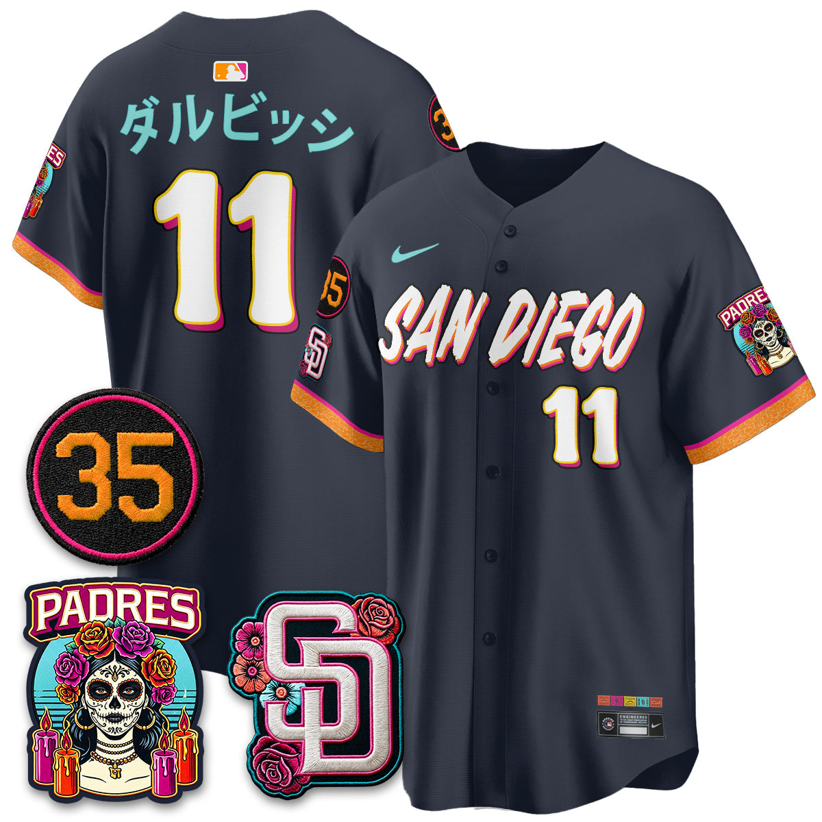 SD 2026 City Connect Vapor Premier Limited Jersey - All Stitched V2