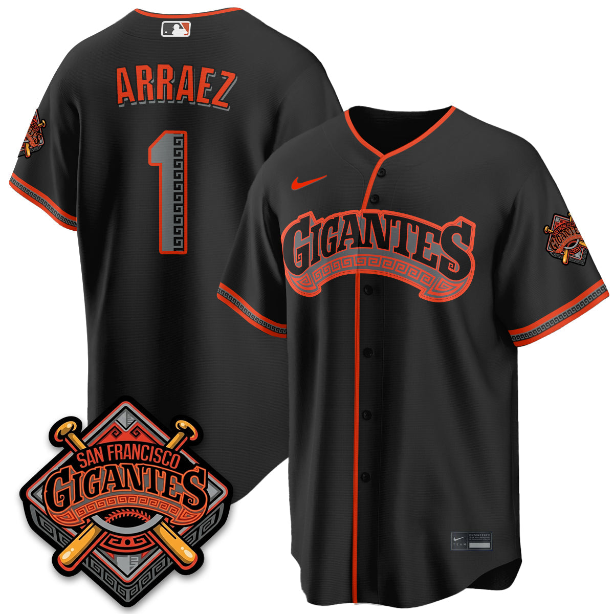 SF GIGANTES Vapor Limited Jersey - Stitched