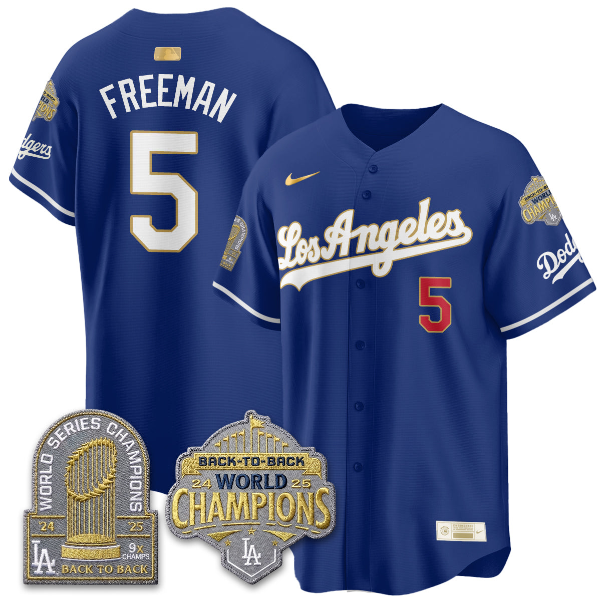 LAD Gold Collection Vapor Limited Jersey - 9x & B2B Champs - All Stitched