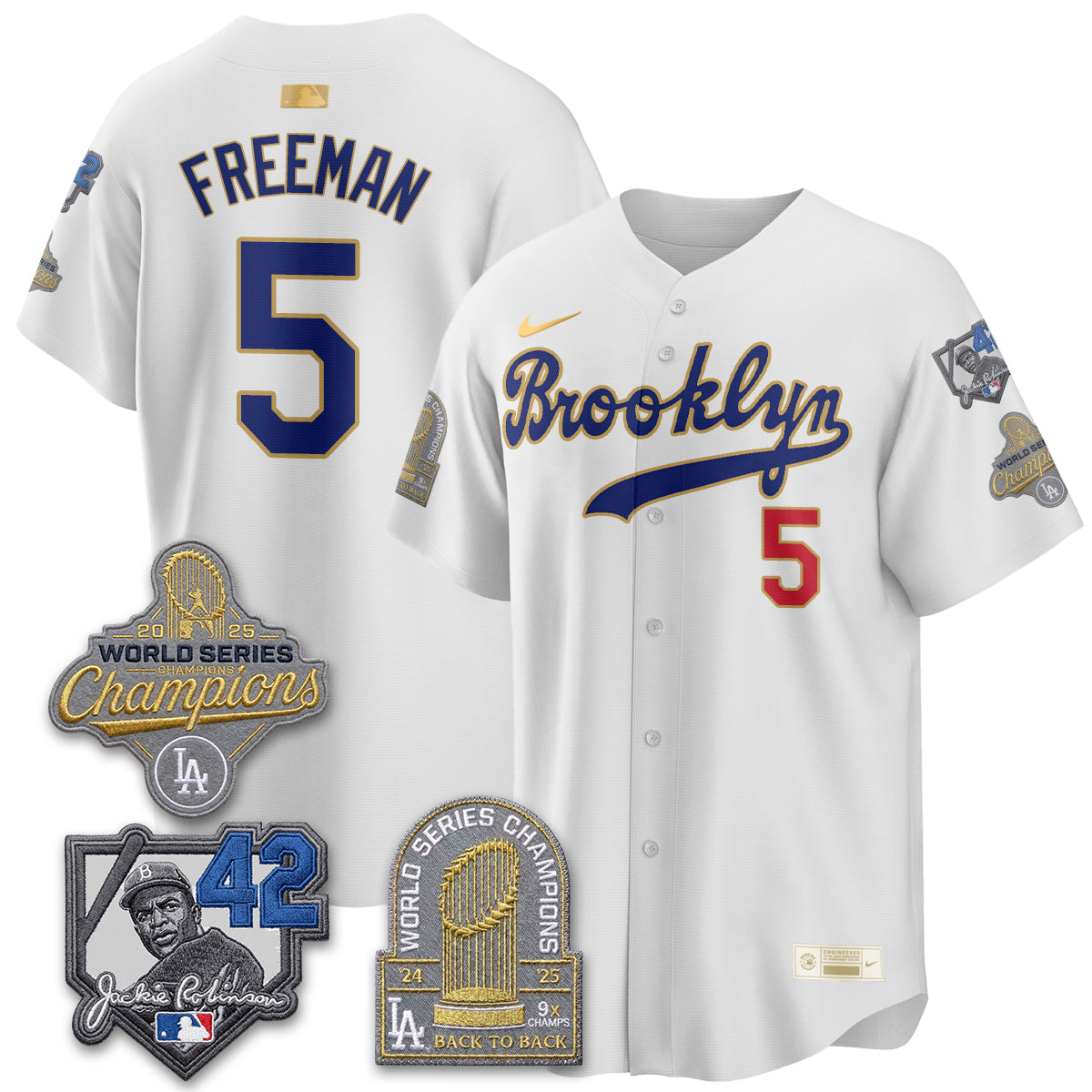 LAD 2026 Brooklyn Jackie Robinson Limited Jersey - All Stitched