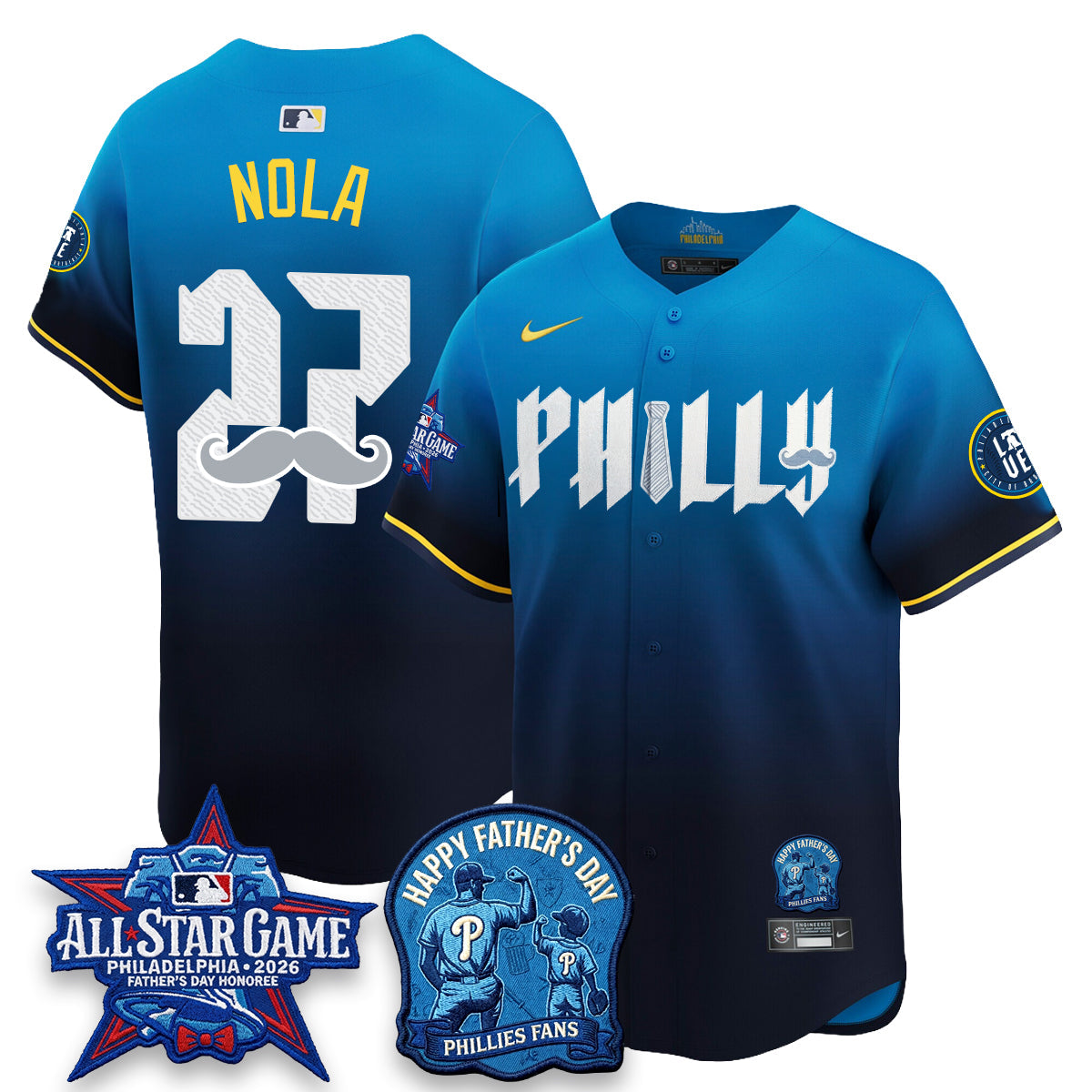 PHI Happy Father's Day Vapor Jersey - Stitched