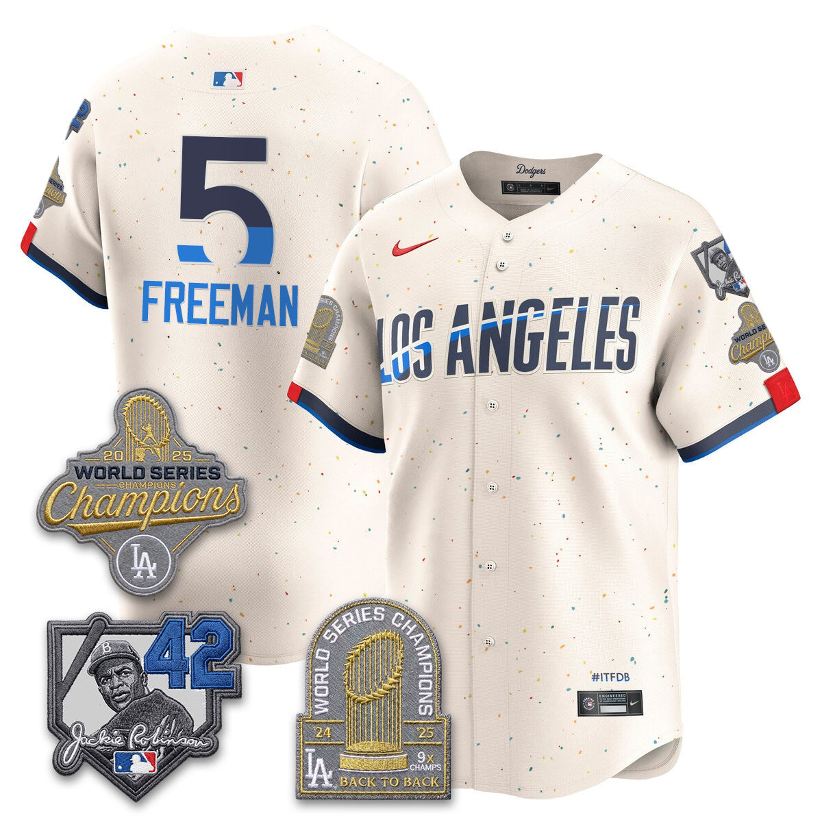 LAD 2026 Jackie Robinson New Era Vapor Limited Jersey - All Stitched