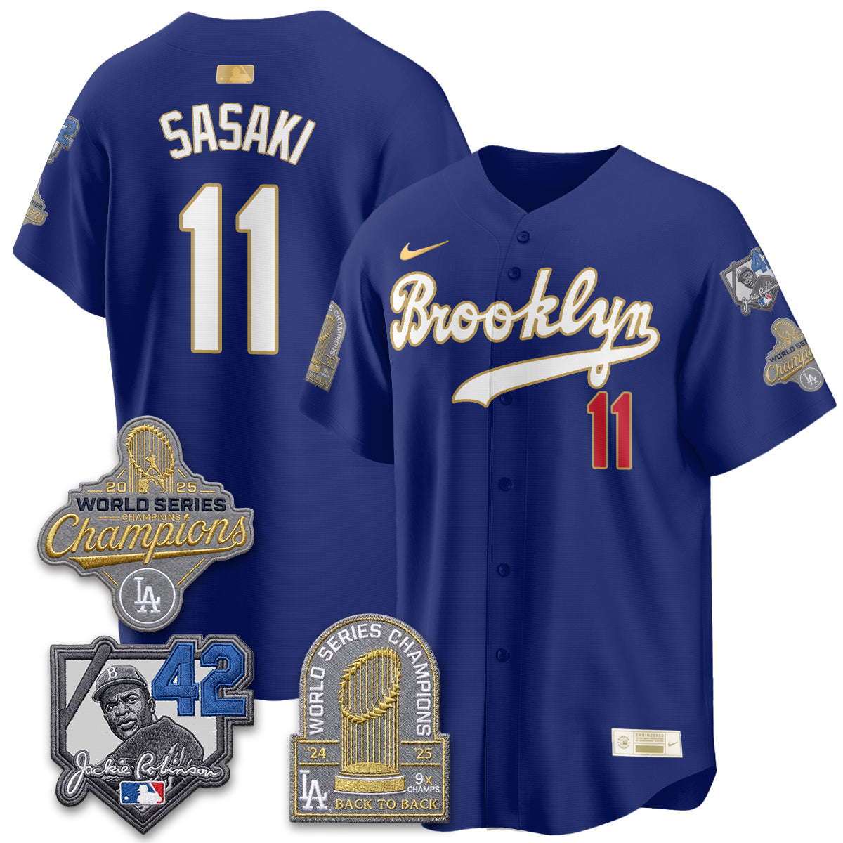 LAD 2026 Brooklyn Jackie Robinson Limited Jersey - All Stitched