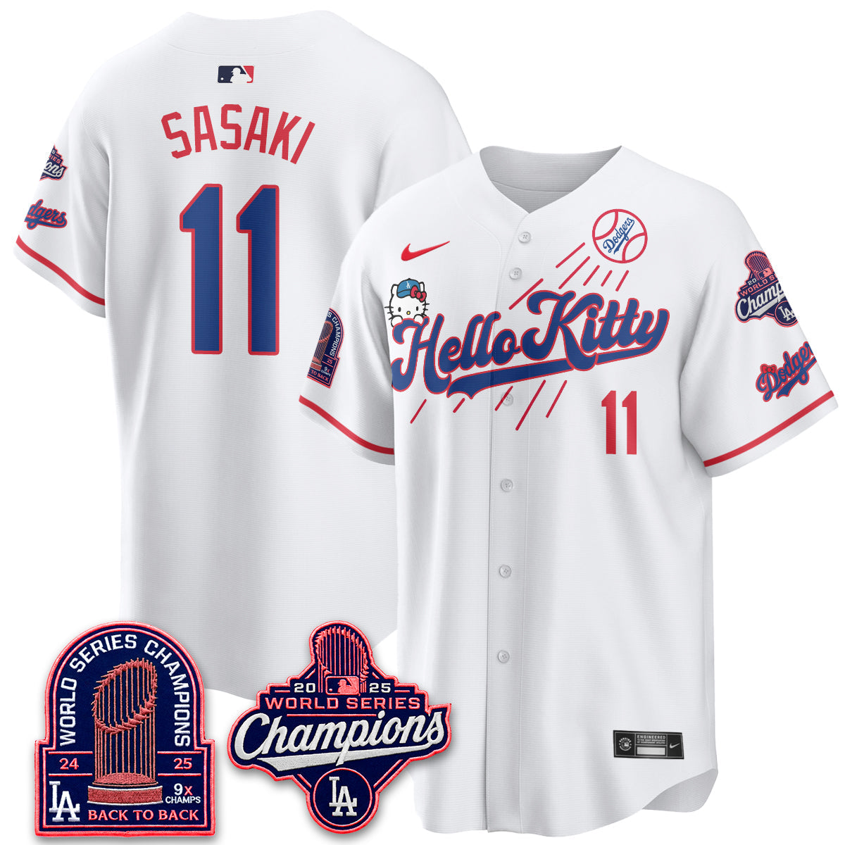 LAD x Hello Kitty Night 2026 Vapor Jersey - All Stitched - V3