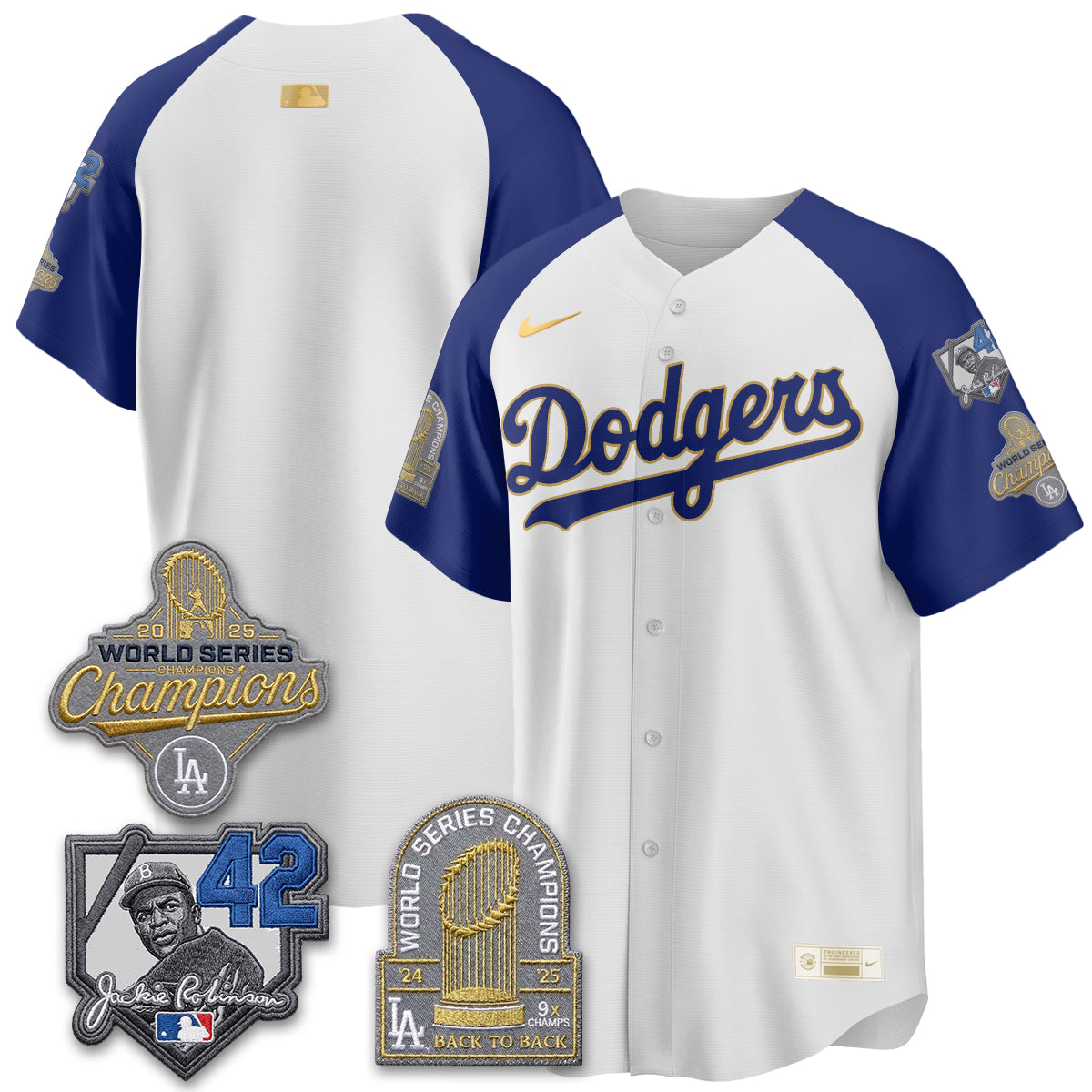 LAD 2026 Jackie Robinson New Era Vapor Limited Jersey - All Stitched