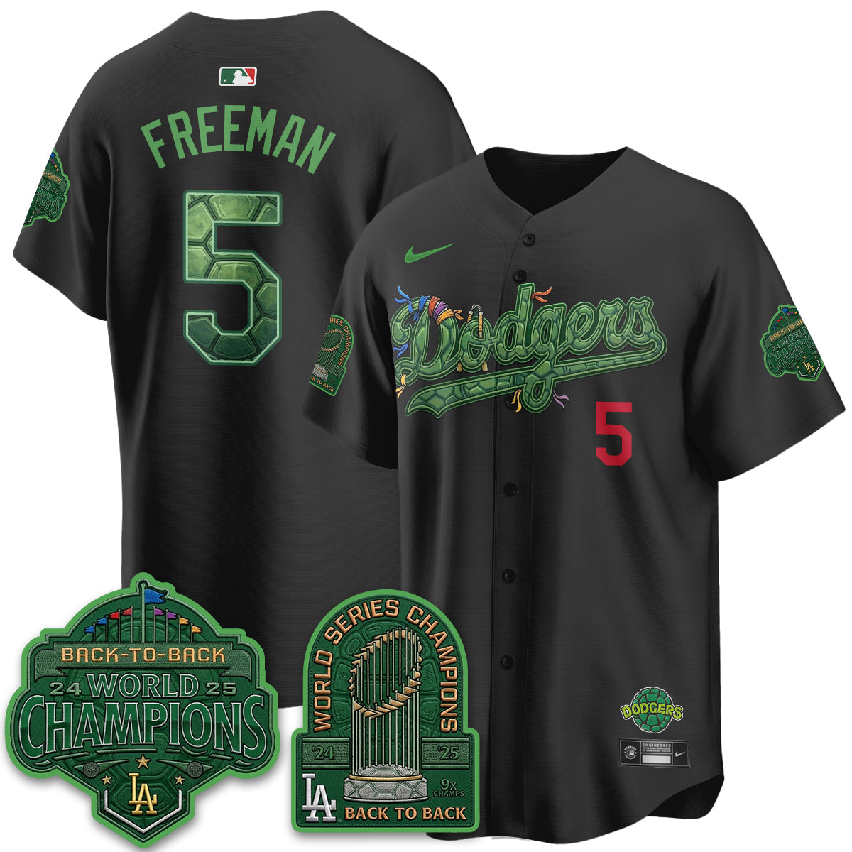 LAD x TMNT 2026 Vapor Jersey - Stitched