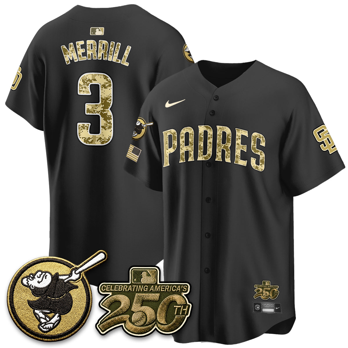 SD 2026 Armed Forces Day Jersey - All Stitched V2