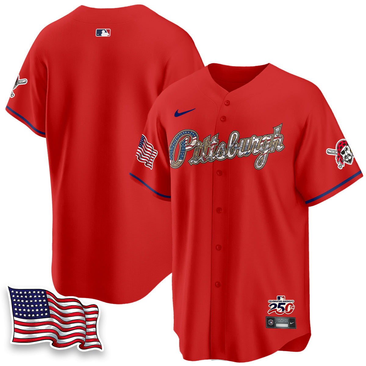 PIT 2026 Independence Day USA Vapor Limited Jersey - Stitched