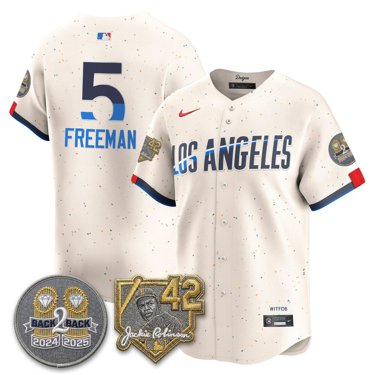 LAD -  2026 Jackie Robinson Day Vapor Limited Jersey - All Stitched