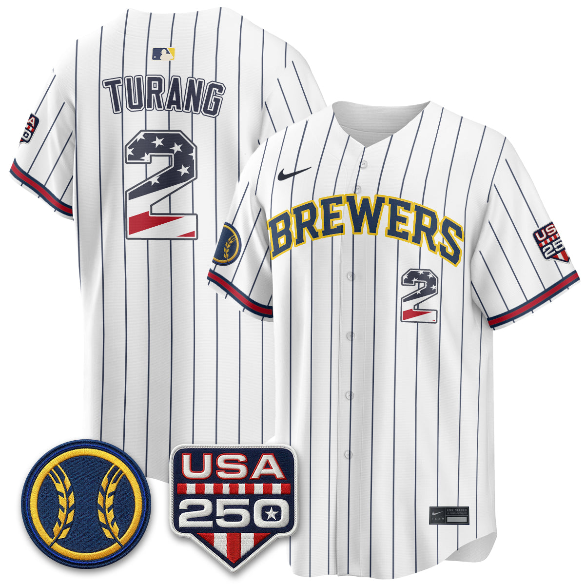 MIL Fourth of July Vapor Limited Jersey - Stitched