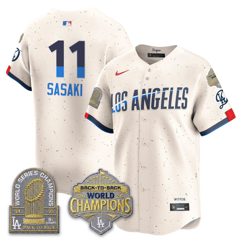 LAD Gold Collection Limited Gold Jersey - 9x & B2B Champs - Stitched