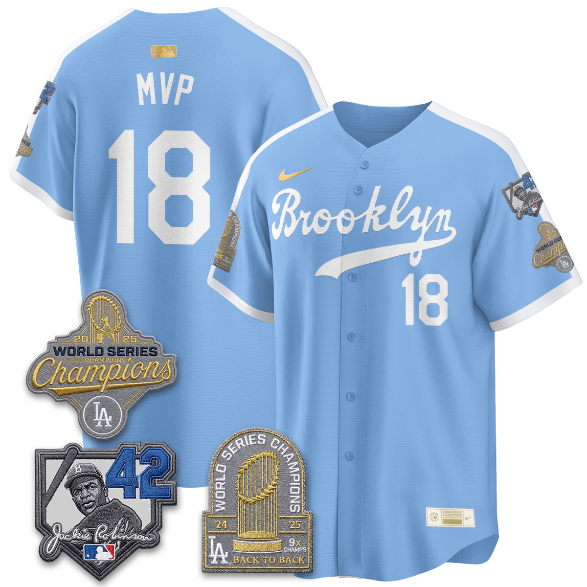LAD 2026 Brooklyn Jackie Robinson Limited Jersey - All Stitched