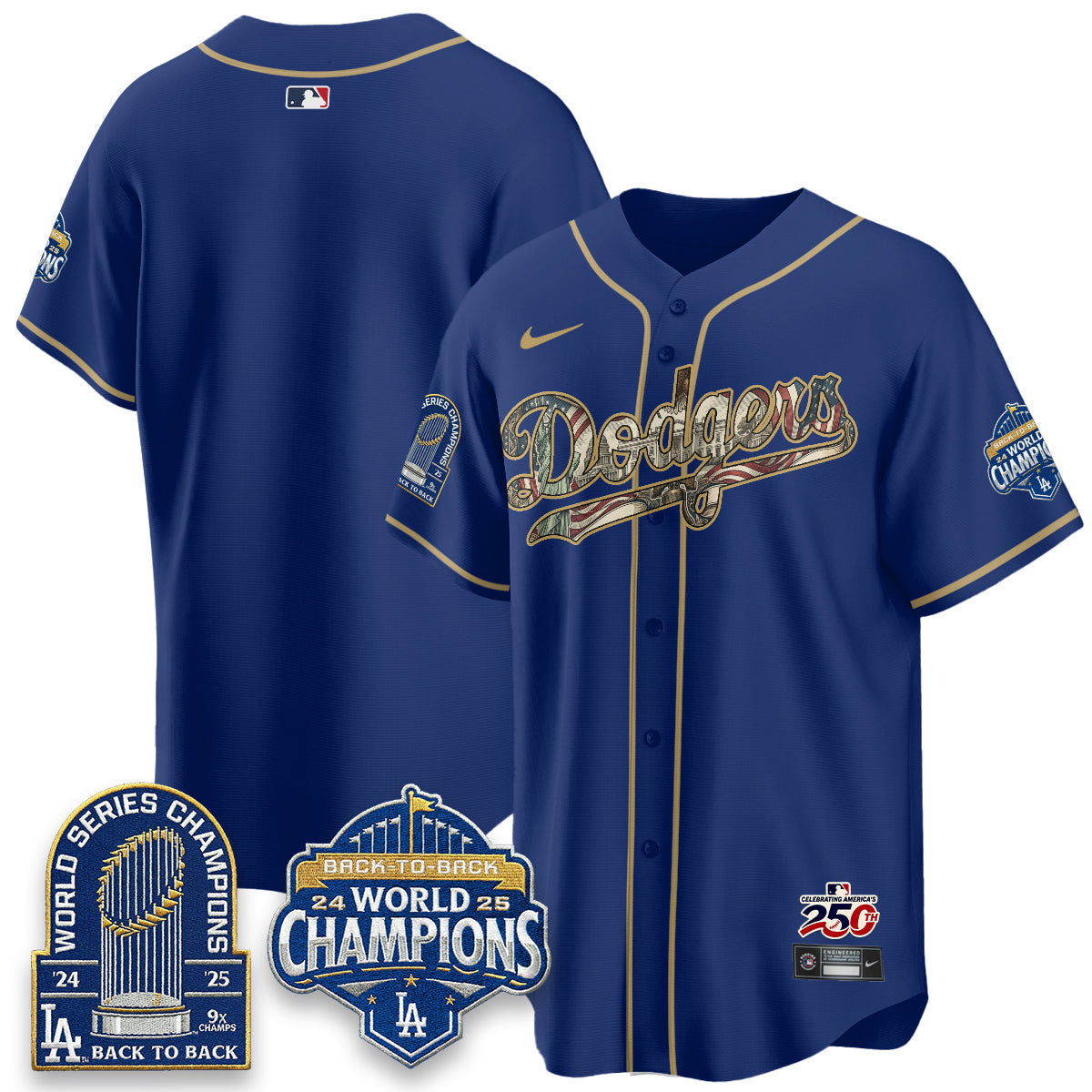LAD 2026 Independence Day USA Vapor Limited Jersey - Stitched