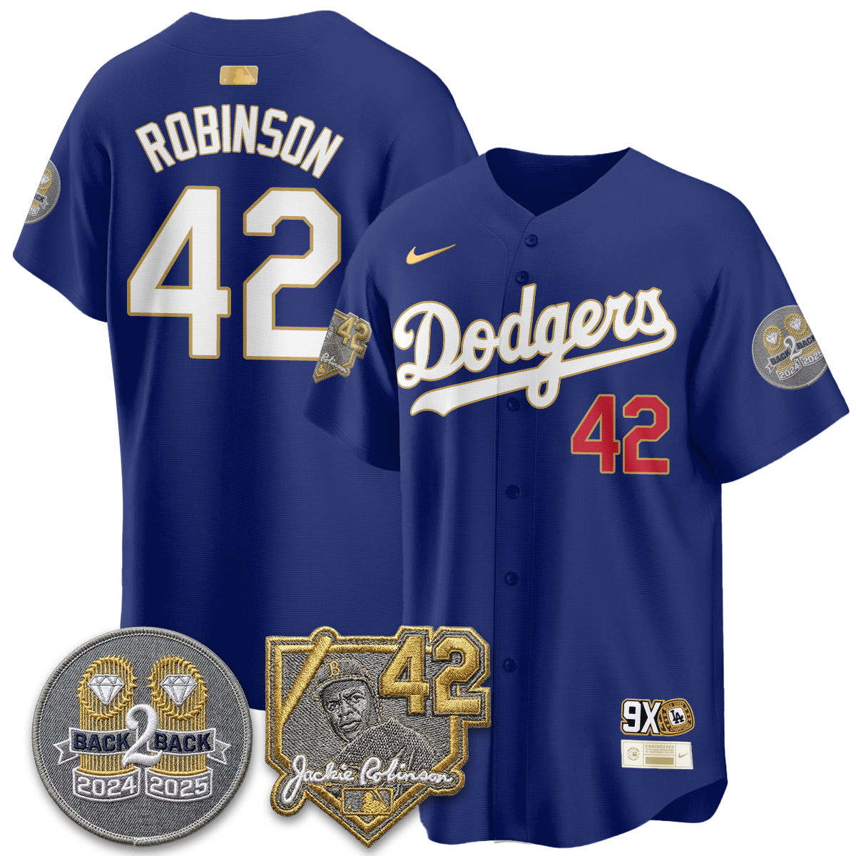 LAD -  2026 Jackie Robinson Day Vapor Limited Jersey - All Stitched