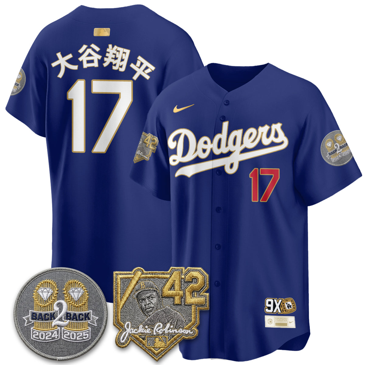 LAD -  2026 Jackie Robinson Day Vapor Limited Jersey - All Stitched