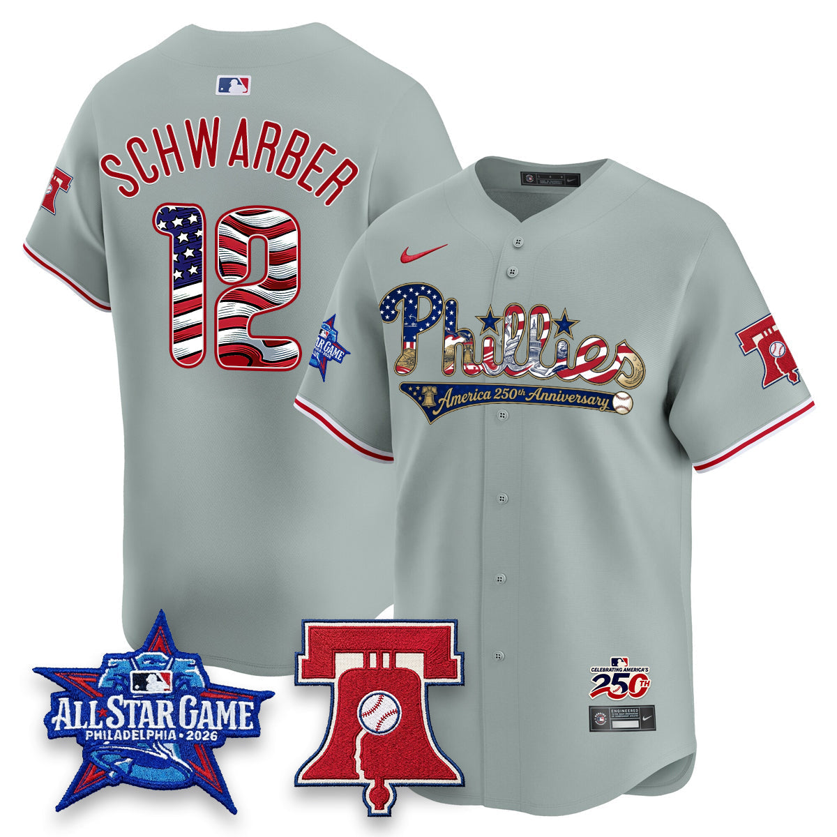 PHI 2026 Independence Day USA Vapor Limited Jersey - Stitched