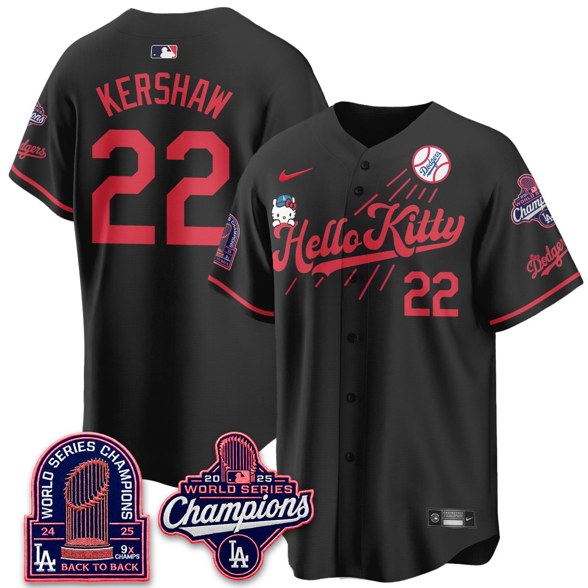 LAD x Hello Kitty Night 2026 Vapor Jersey - All Stitched - V3