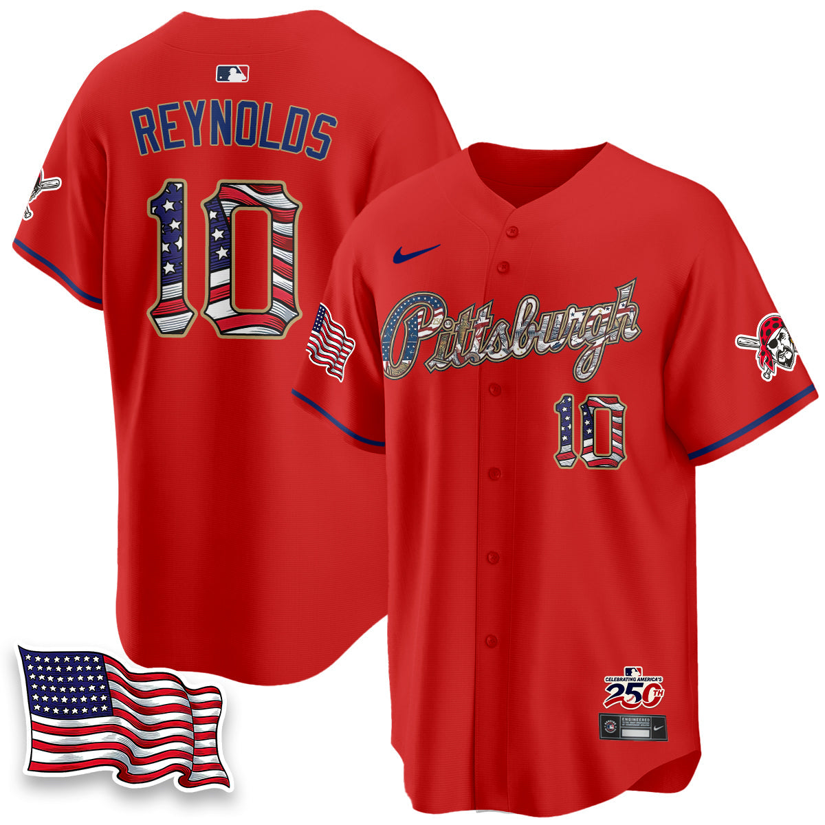 PIT 2026 Independence Day USA Vapor Limited Jersey - Stitched