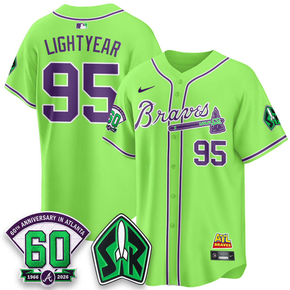 ATL 60th Anniversary Space Ranger Edition Vapor Limited Jersey - All Stitched