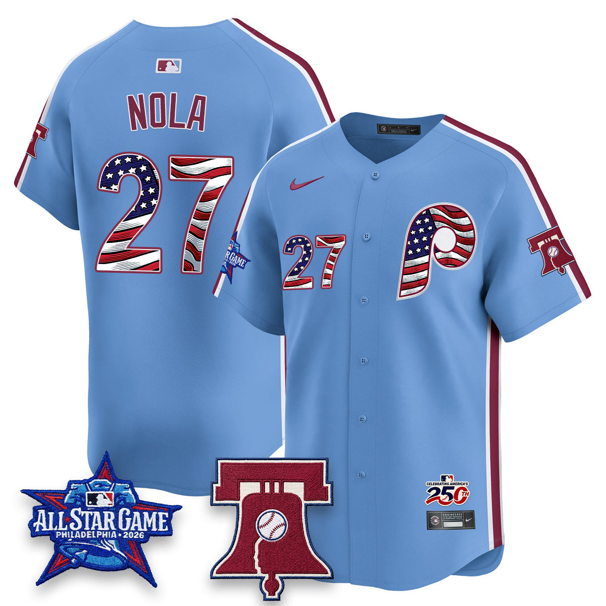 PHI 2026 Independence Day USA Vapor Limited Jersey - Stitched (Tiktok)