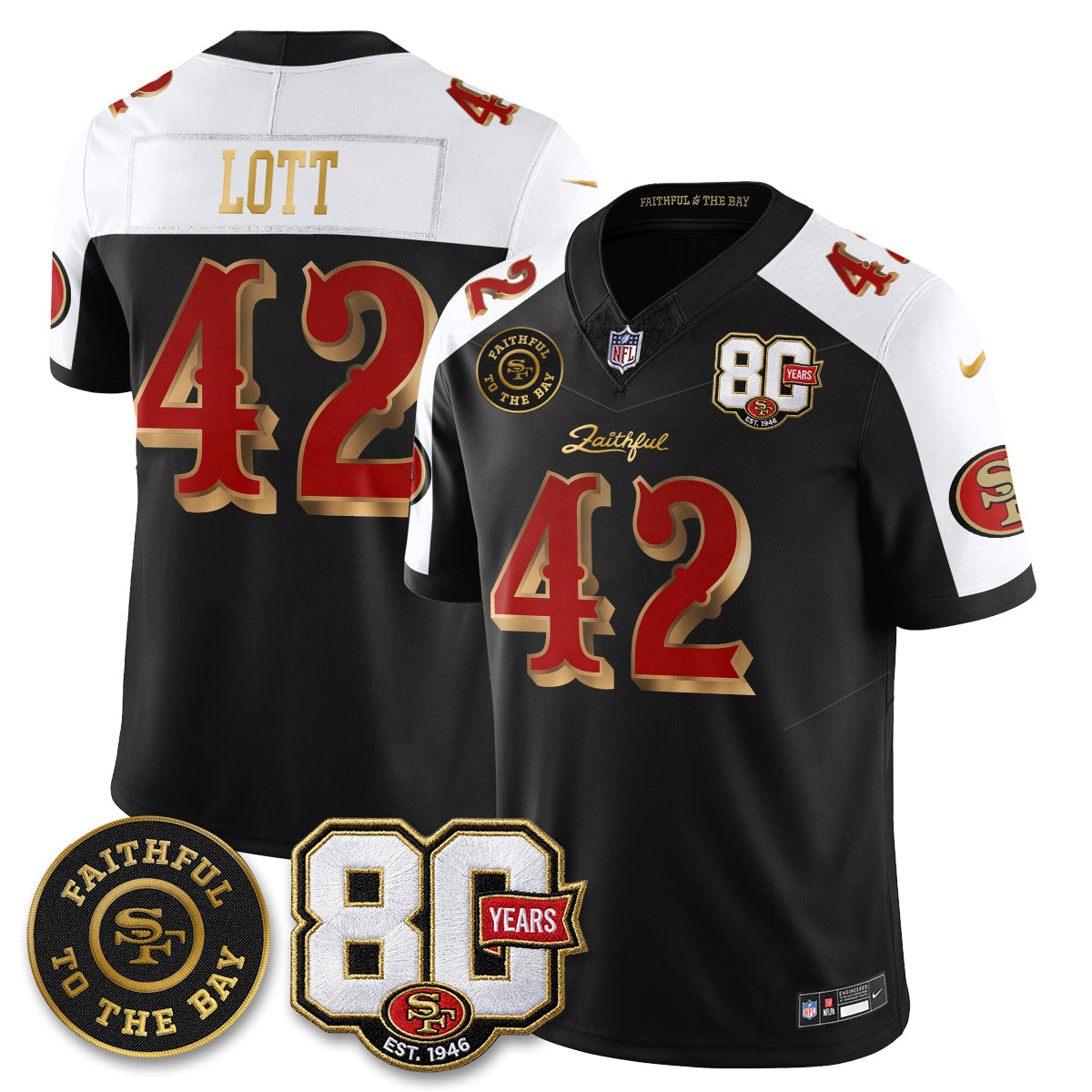 SF “Rivalries” Vapor Limited Jersey - Faithful To The Bay Patch - All Stitched
