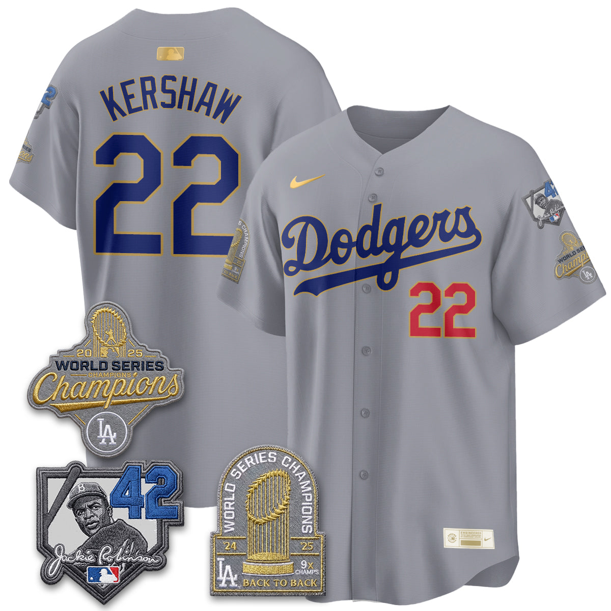 LAD 2026 Jackie Robinson New Era Vapor Limited Jersey - All Stitched