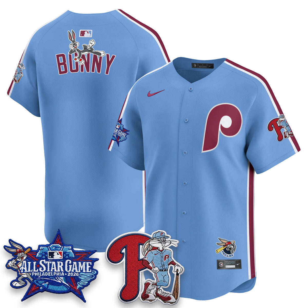 PHI x Bunny Vapor Premier Limited Jersey - Stitched