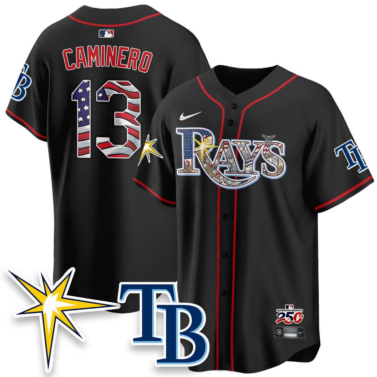 TB 2026 Independence Day USA Vapor Limited Jersey - Stitched