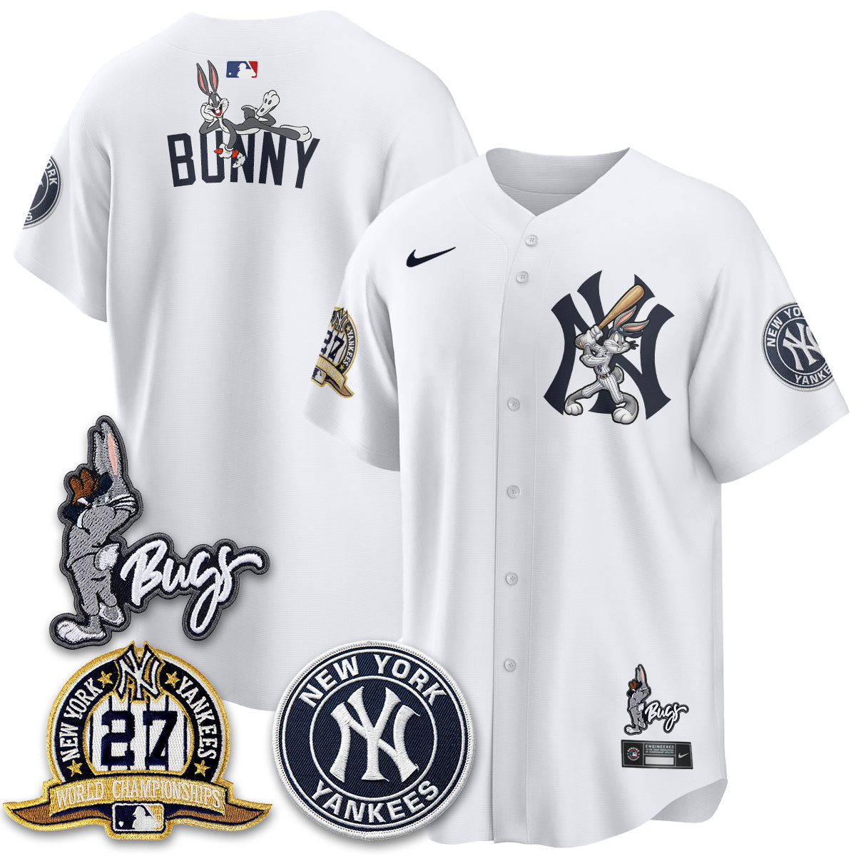 NYY Bunny Vapor Limited Jersey - Stitched (Tiktok)