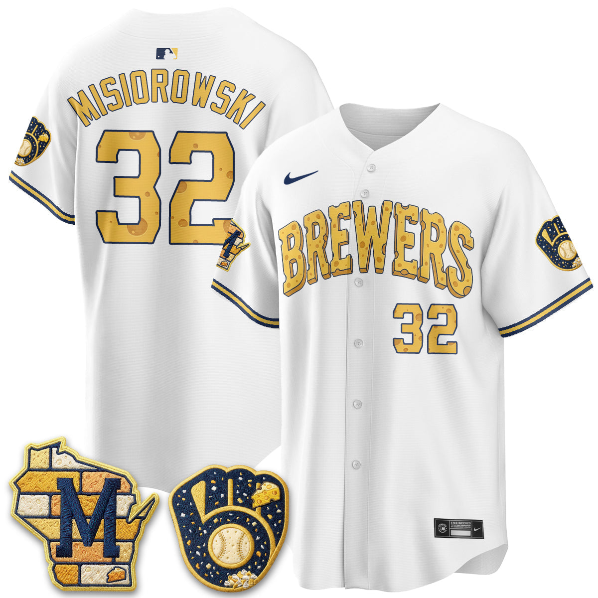 MIL Cheesehead Edition Vapor Limited Jersey - Stitched