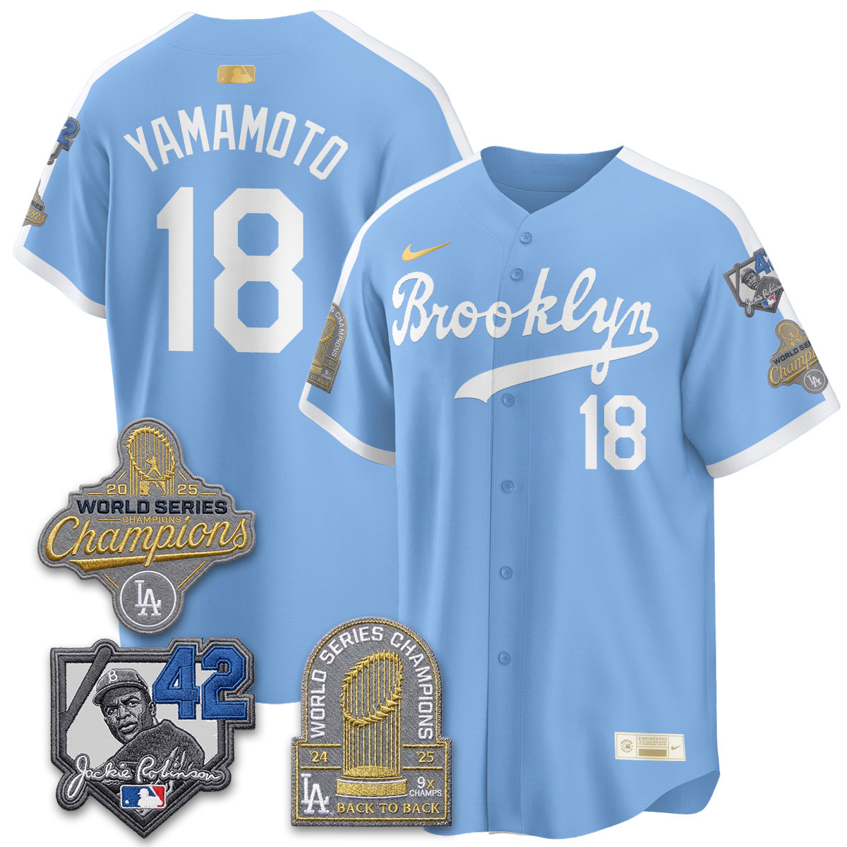 LAD 2026 Brooklyn Jackie Robinson Limited Jersey - All Stitched