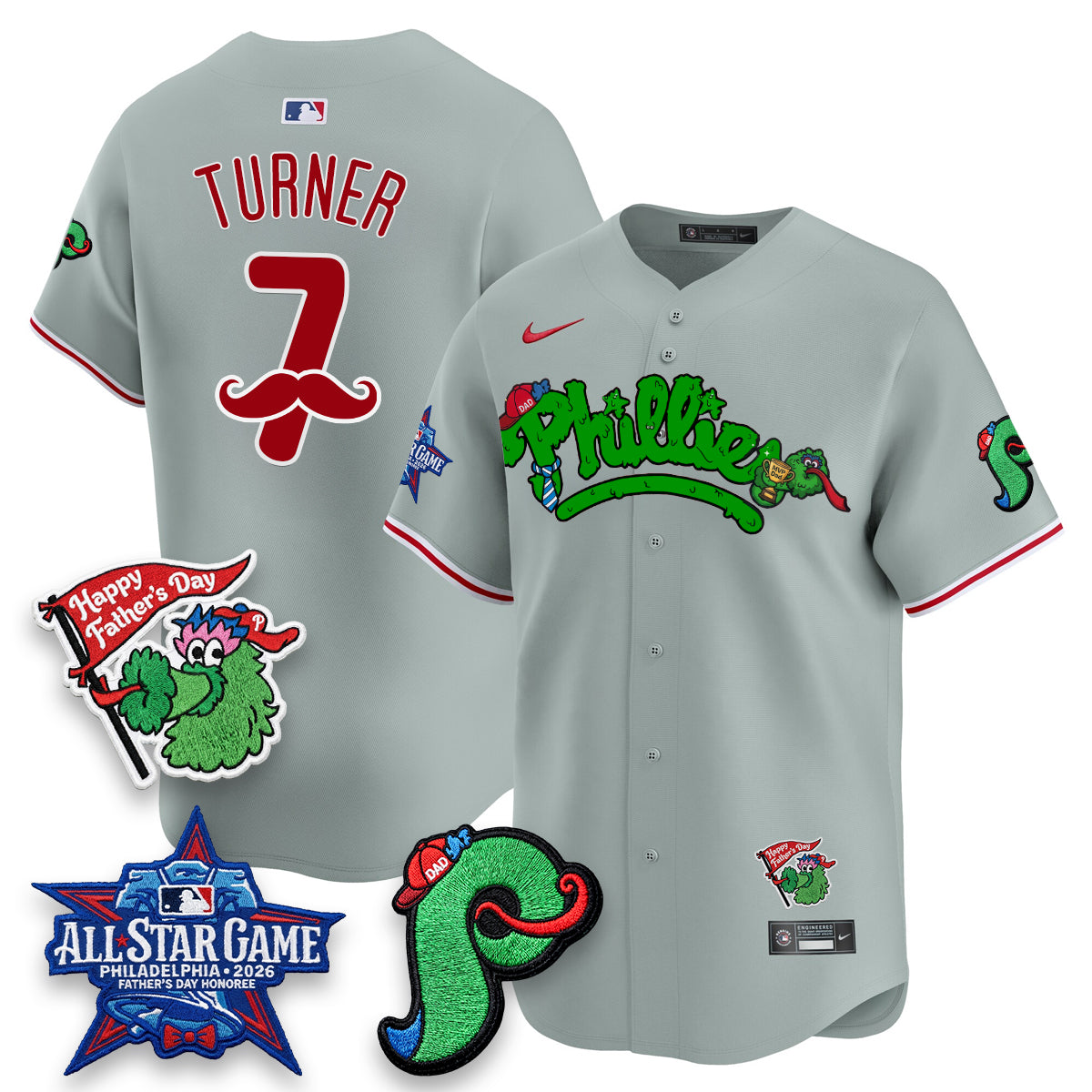 PHI Happy Father's Day Vapor Jersey - Stitched