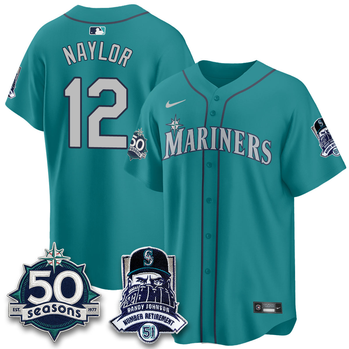 SEA Randy Johnson Vapor Limited Jersey V2- All Stitched