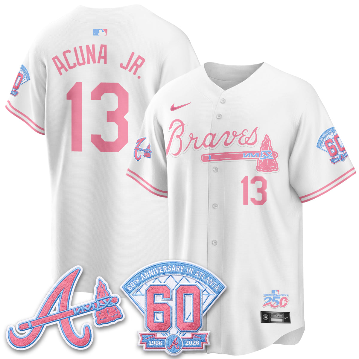 ATL x Bubblegum Vapor Jersey - Stitched