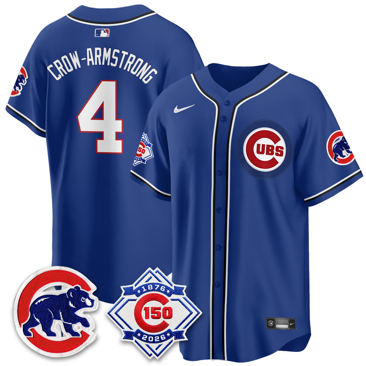 CHC 150th Anniversary Black Out Style Vapor Premier Limited Jersey - All Stitched