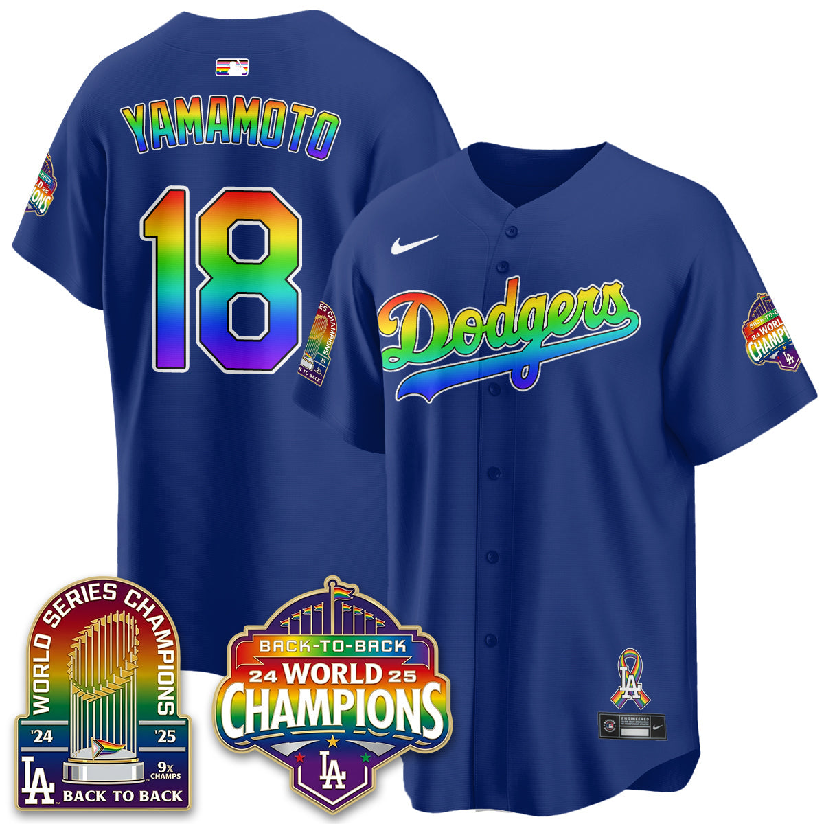 LAD Happy Pride Month Vapor Jersey - Stitched