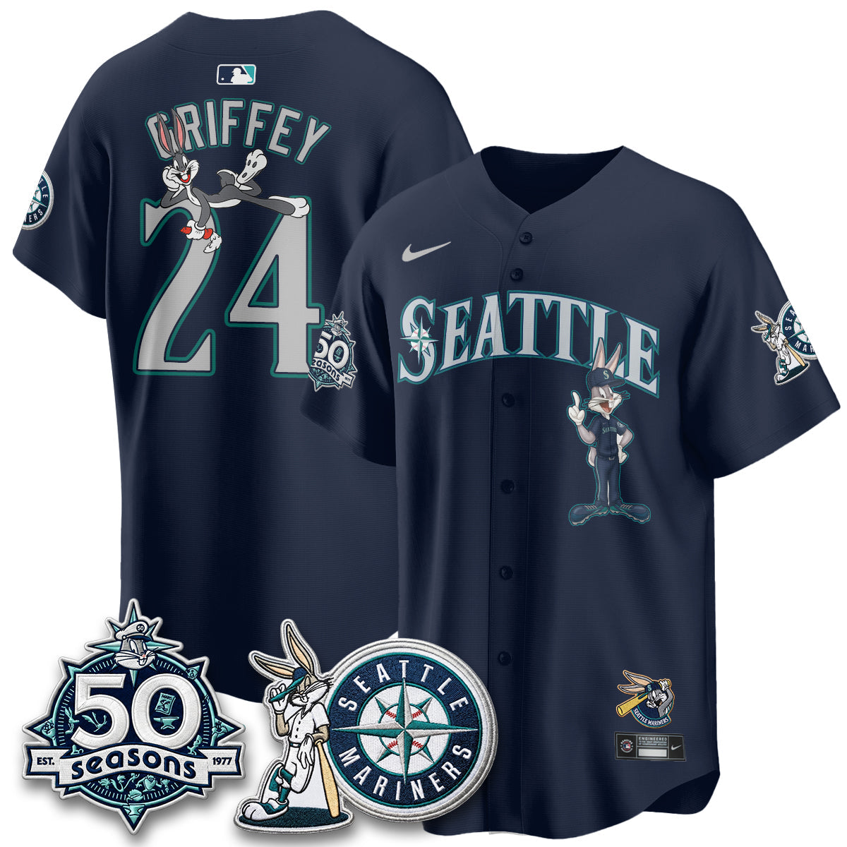 SEA x Bunny Vapor Premier Limited Jersey - Stitched