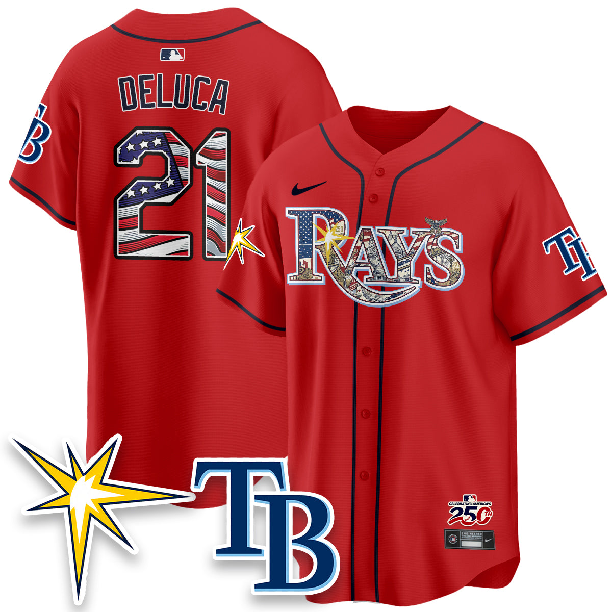 TB 2026 Independence Day USA Vapor Limited Jersey - Stitched