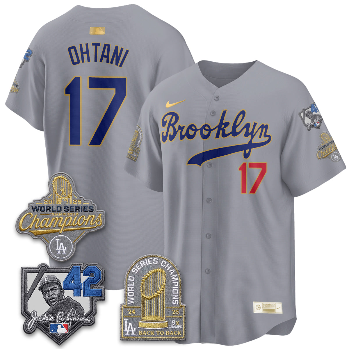 LAD 2026 Brooklyn Jackie Robinson Limited Jersey - Stitched