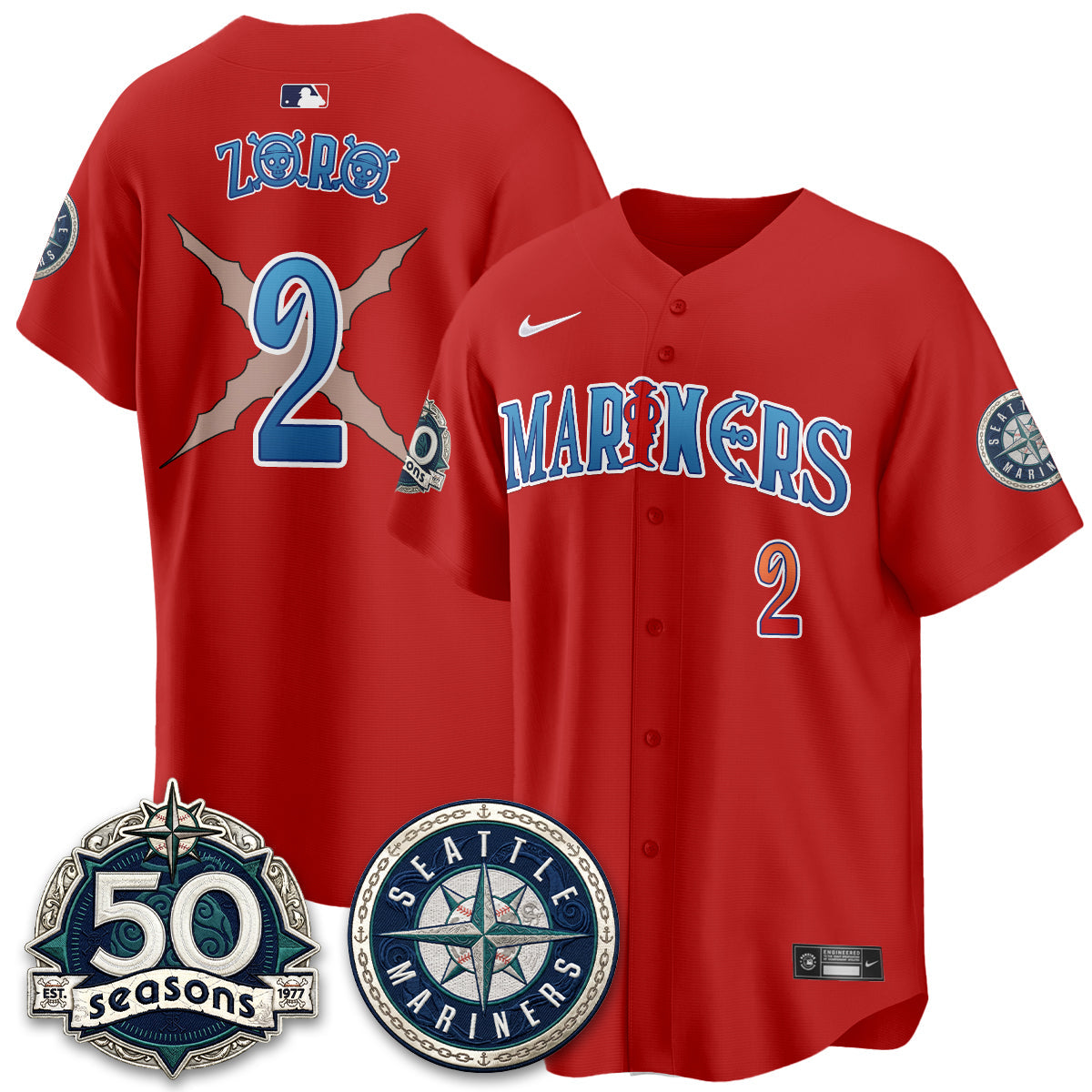 SEA x Japanese Cartoon Vapor Limited Jersey - Stitched