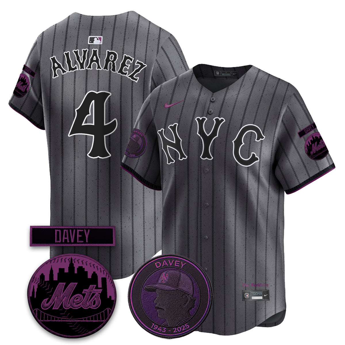 NYM 2026 Davey Johnson In Memoriam Vapor Limited Jersey - All Stitched