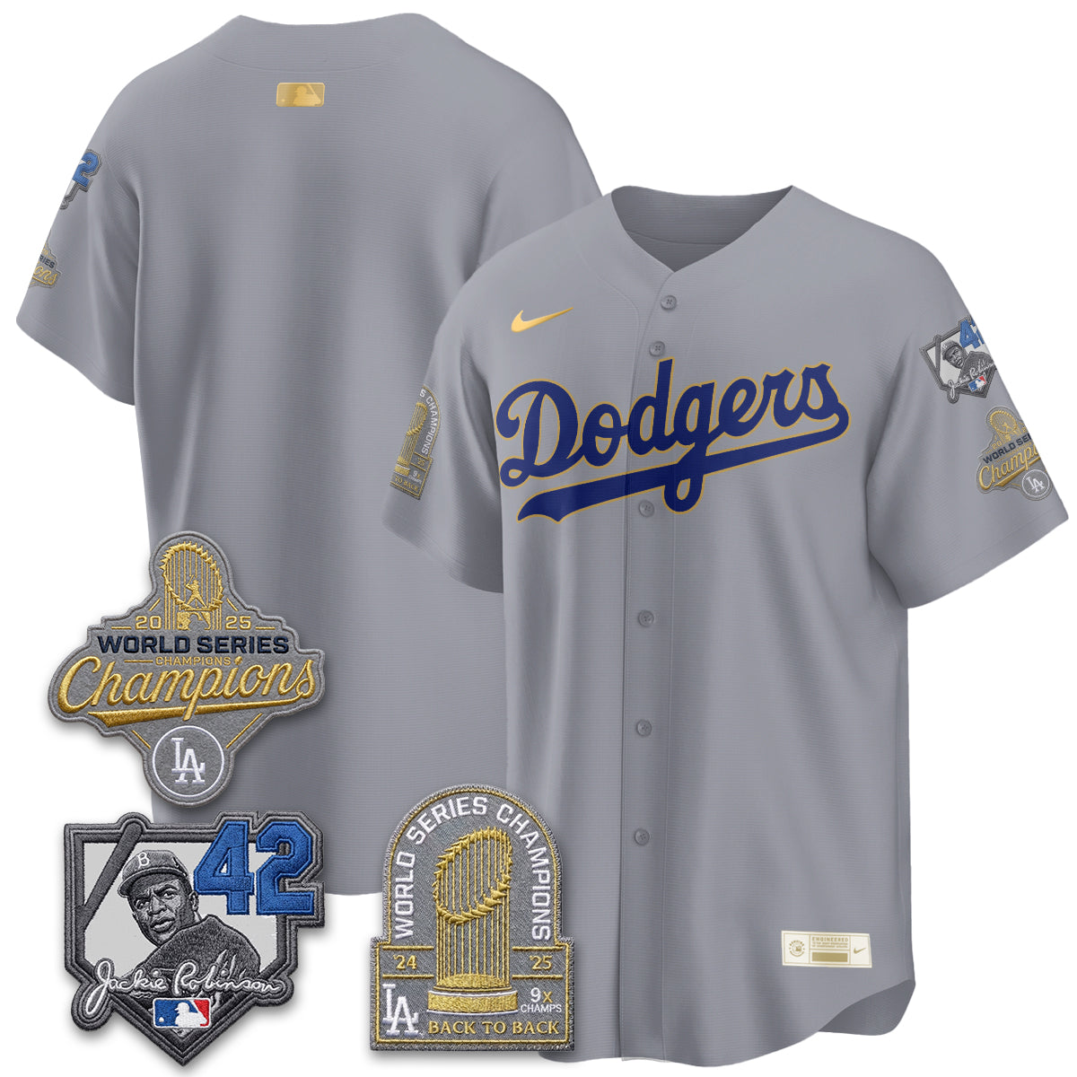 LAD 2026 Jackie Robinson New Era Vapor Limited Jersey - All Stitched