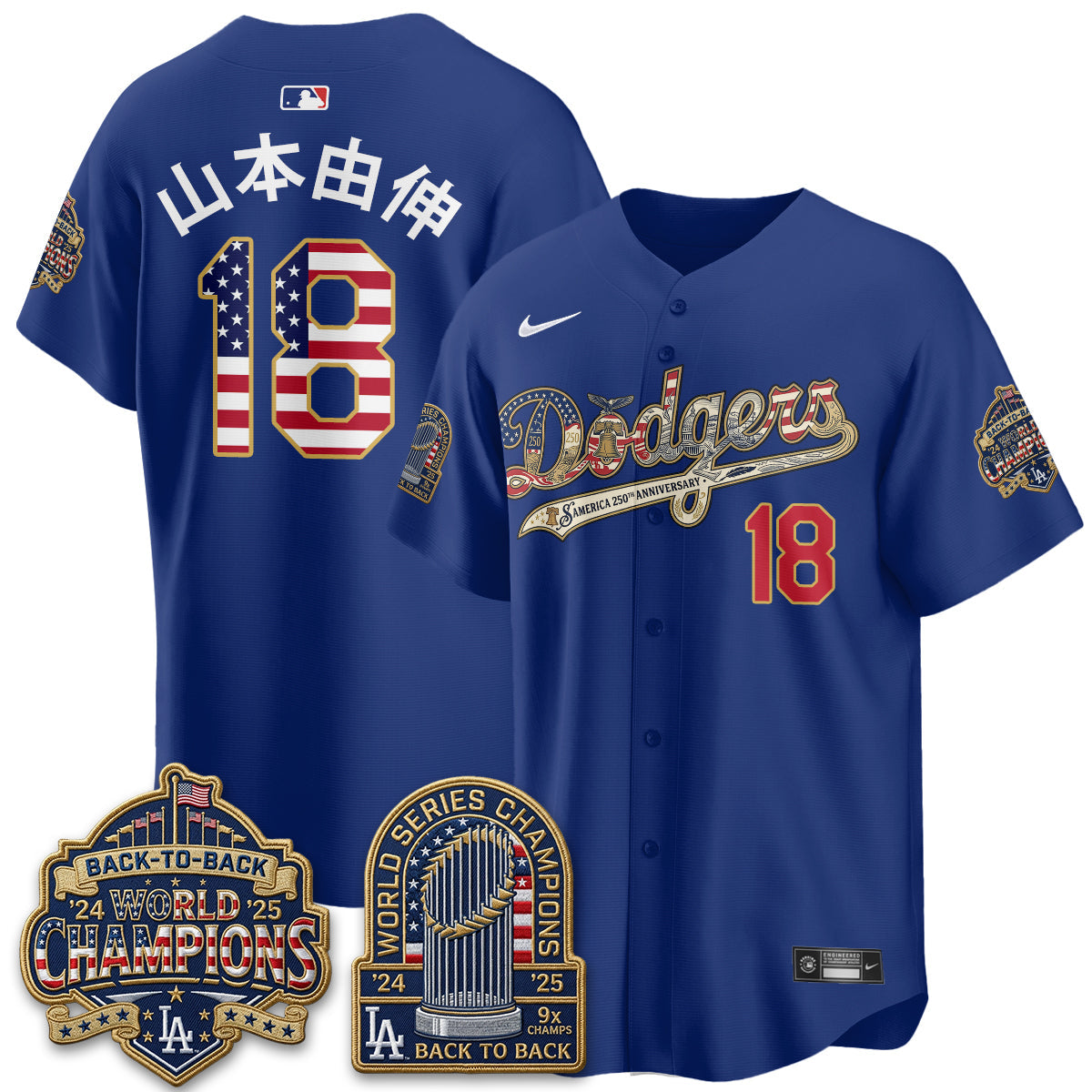 LAD America 250th Anniversary Limited Jersey - Stitched