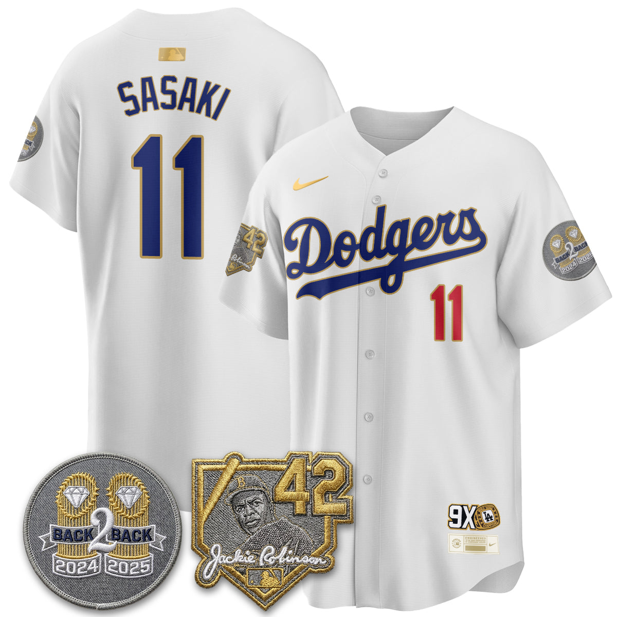 LAD -  2026 Jackie Robinson Day Vapor Limited Jersey - All Stitched