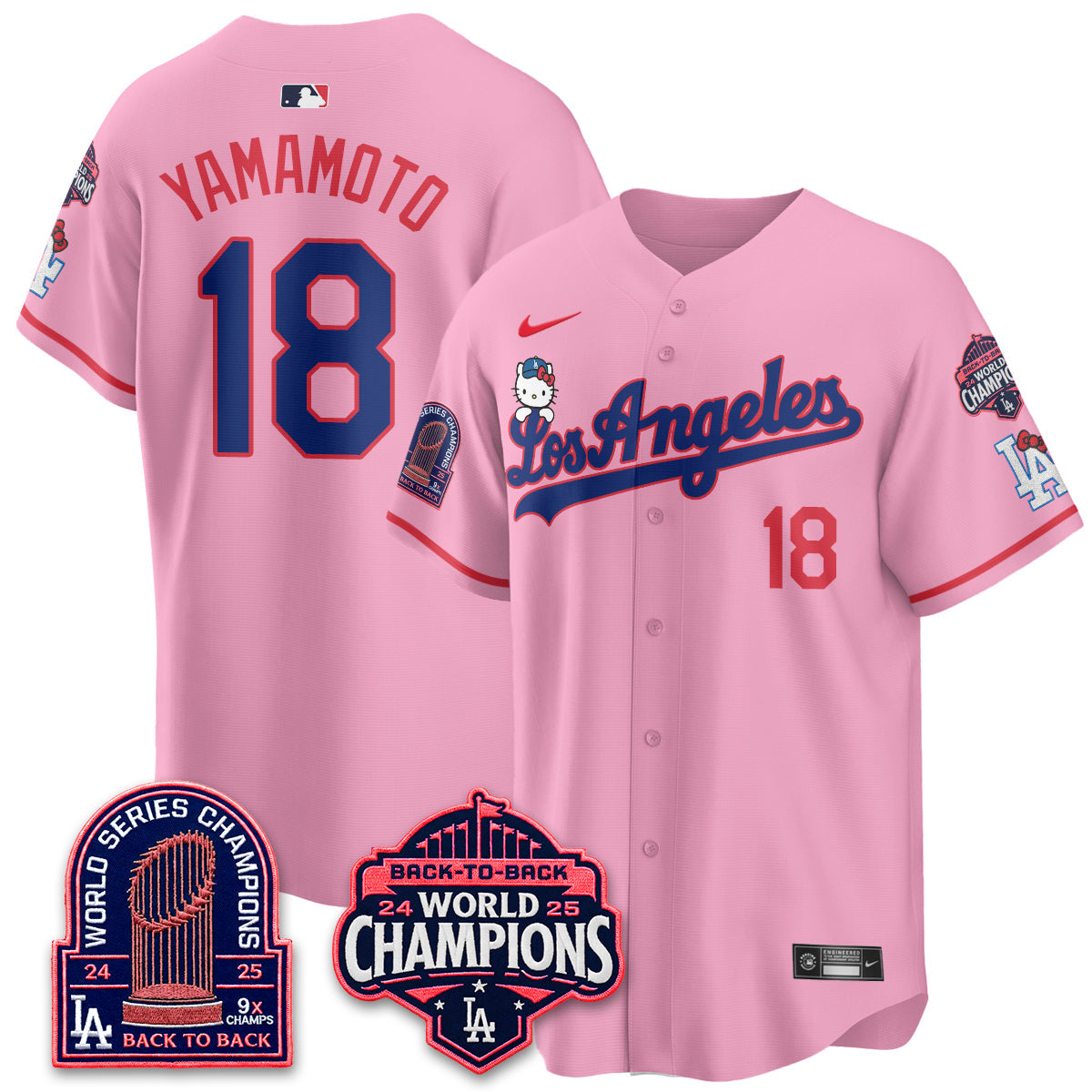 LAD x Hello Kitty Night 2026 Vapor Jersey - All Stitched - V2