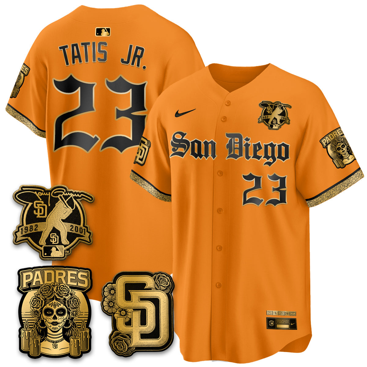 SD 2026 City Connect x Tony Gwynn Patch Vapor Premier Limited Jersey - All Stitched - V2