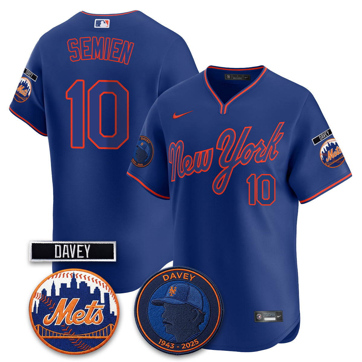 NYM 2026 Davey Johnson In Memoriam Vapor Limited Jersey - All Stitched