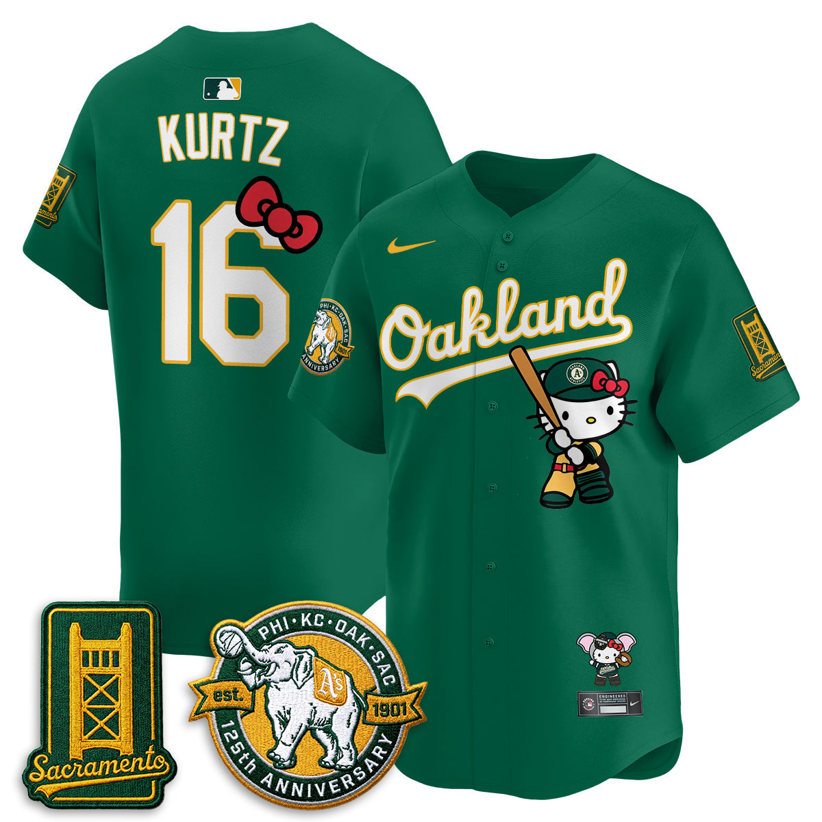 OAK x Meow KT 2026 Vapor Limited Jersey - Stitched