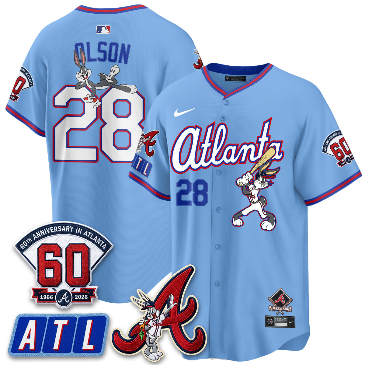 ATL x Bunny Vapor Premier Limited Jersey - Stitched